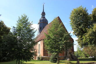 Gotische Kirche in Laasow