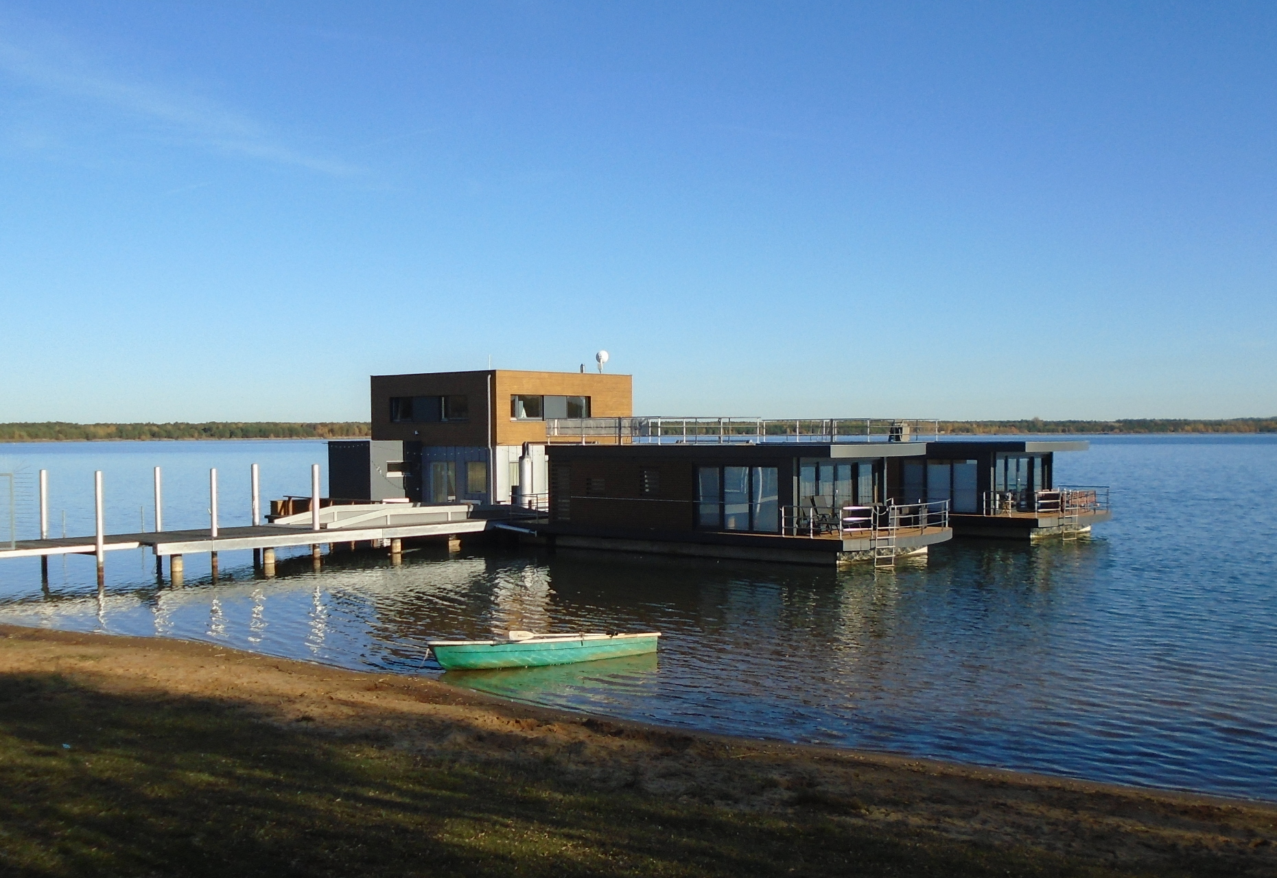 Schwimmende H&auml;user Gr&auml;bendorfer See